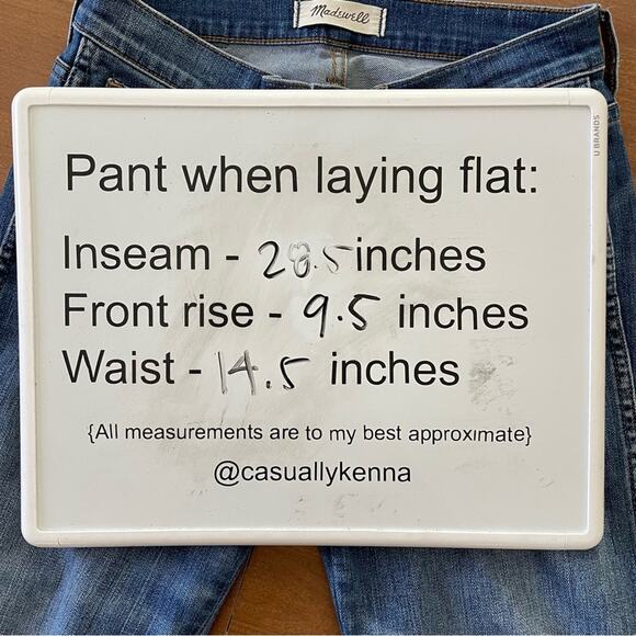 Madewell | 9" High-Rise Skinny Jeans Allegra Wash Rip & Repair Edition Denim 26 - Picture 11 of 11